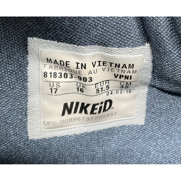 Nike ID 2016 KD Kevin Durant Floral Print US Size 17 818303-903 - Picture 12 of 13